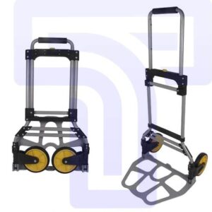 Handle Heavy Loads with Ease: Folding Luggage Cart with 120kg Capacity