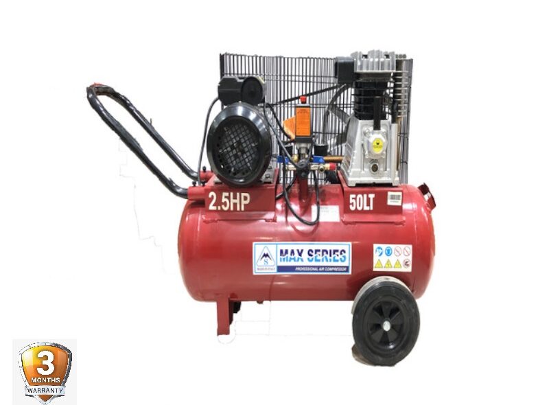 IMG_5935-e1660225690753.jpg Max Series Professional Air Compressor - 2.4 HP Tank : 50 Ltr Belt Type - Image 1