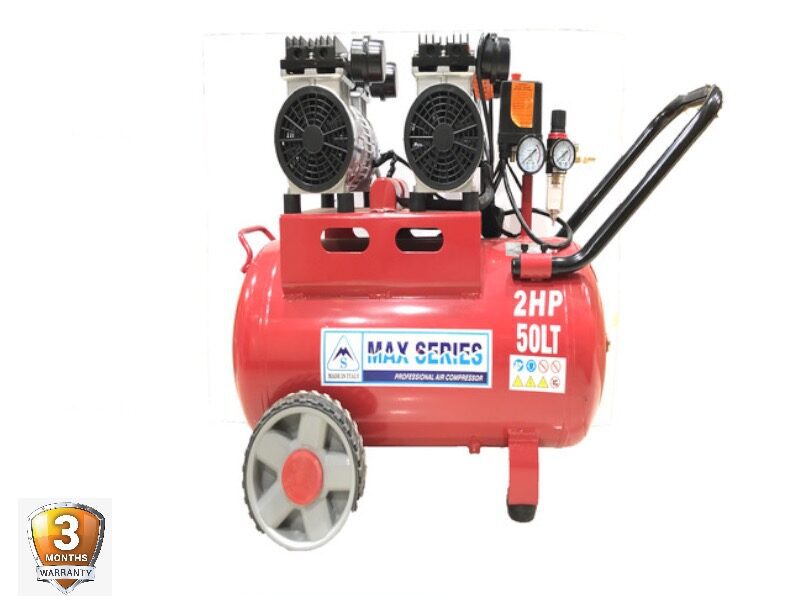 IMG_5936-e1660225929146.jpg Max Series Professional Air Compressor - 2 HP Tank : 50 Ltr Silent - Image 1