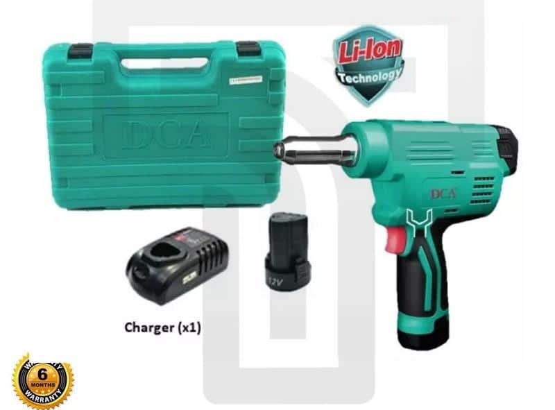 IMG_6071.jpg Cordless Blind Rivet Gun | Effortless Riveting with the DCA Cordless Blind Rivet Gun - Image 1