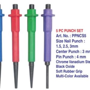 Protec 5pc Precision Center Punch Set: Mark Accurately with Ease