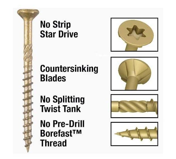 Interior Wood Screws
