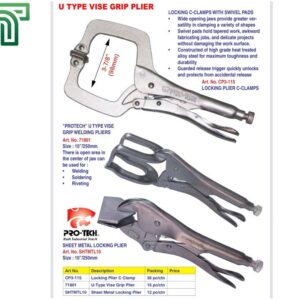 U Type Vise Grip Plier