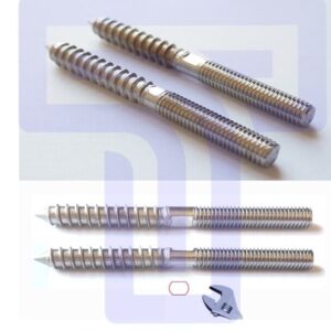 Dual Threaded Coach Screw