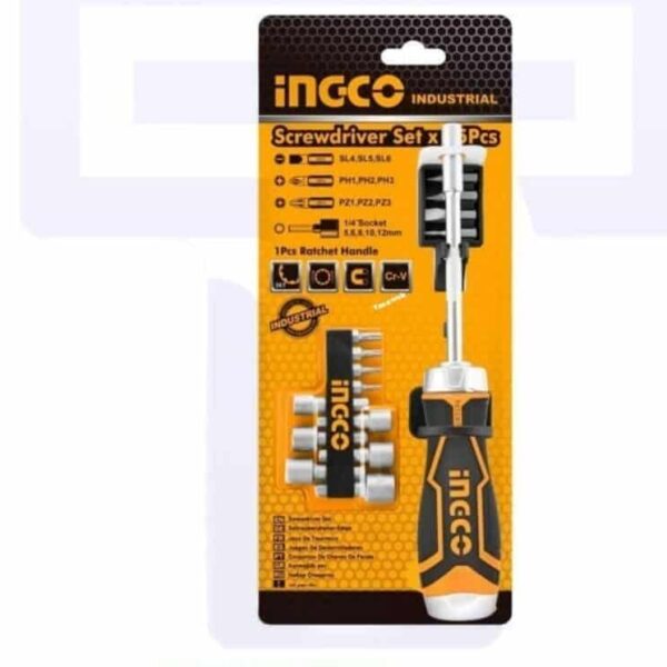 Ingco Ratchet Screwdriver Set: Efficient Screwing Solution