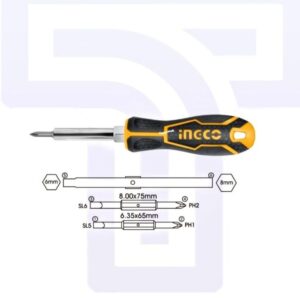 Ingco 2-Piece Screwdriver Set: Compact & Essential