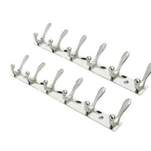 Organize Your Wardrobe: Wall Mounted Cloth Hanger with 6 Hooks