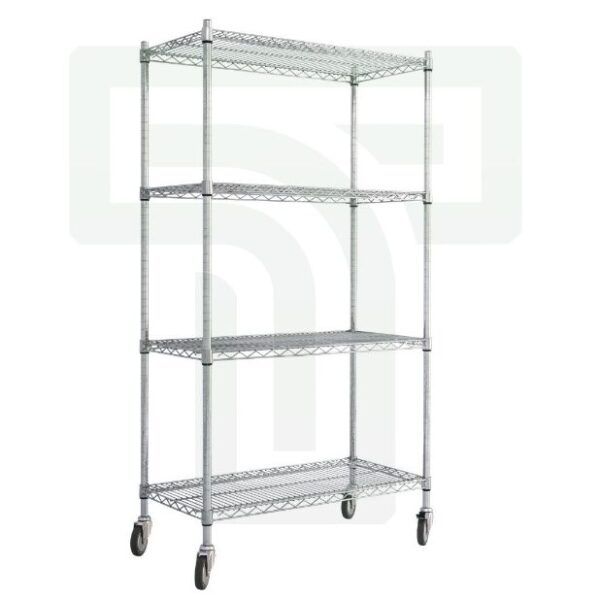 Wire Shelf with Wheel