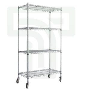 Wire Shelf with Wheel