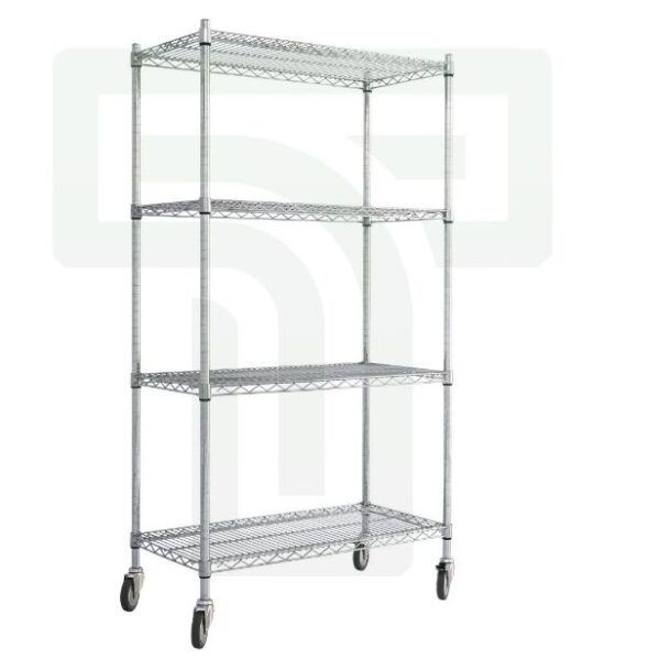 Wire Shelf with Wheel