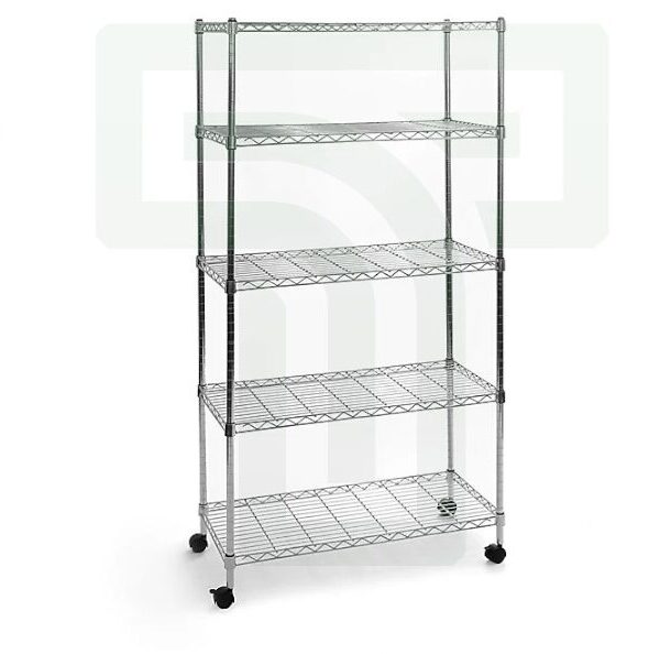 Wire Shelf with Wheel