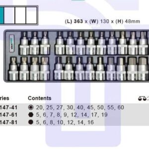 1/2" Bit Socket Set