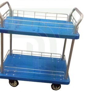 2 Layer Industrial Trolley: Handle Heavy Loads with Ease in Kuwait
