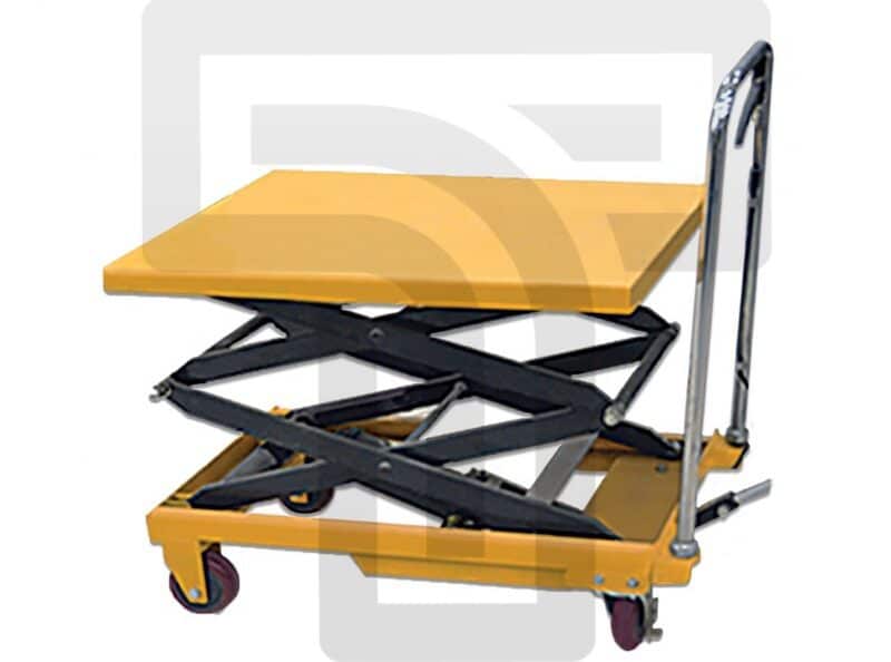 IMG_6984-e1665770080967.jpg Hydraulic Platform Truck: Effortless Lifting and Transport - Image 1