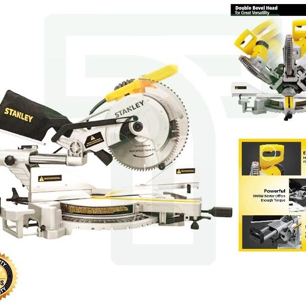 Stanley 10-Inch Sliding Miter Saw :Space-Saving & Powerful