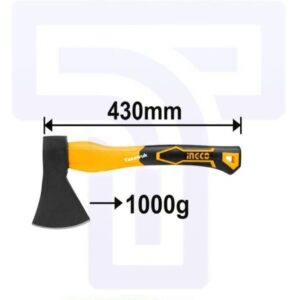 Ingco 1kg Wood Splitting Axe: Effortless Chopping & Powerful Splitting for Firewood