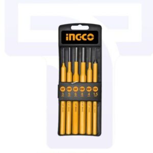 Ingco 6-Piece Pin Punch Set: Precise Pin Removal & Alignment