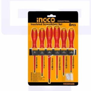 Ingco 6-Piece Insulated Screwdriver Set: Safe Electrical Work