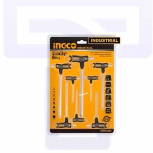 Ingco 8-Piece T-Handle Hex Wrench Set: Versatility & Leverage