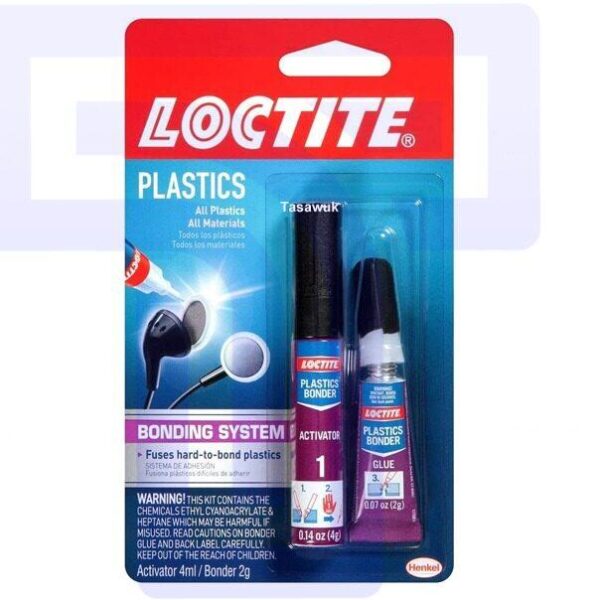 Strong Repairs Made Easy: Loctite Plastic Bonding System (Bonds Most Plastics)