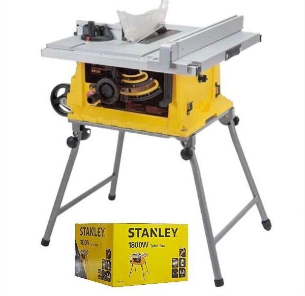 Powerful & Precise Cuts with the Stanley 1800W 10" Wood Table Saw