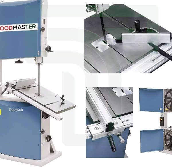 Cut Through Thick Lumber with Ease: 4000W Woodmaster Bandsaw