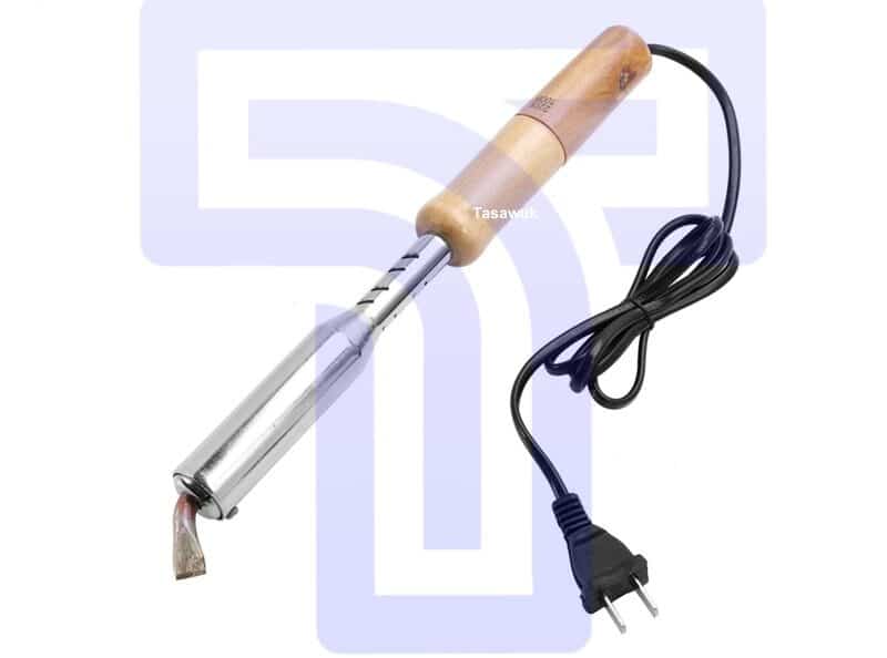 IMG_7780-e1667499128393.jpg Electric Solder Iron - Wooden Handle - Image 1