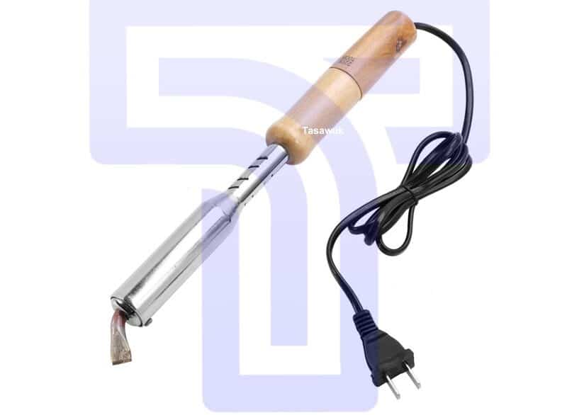 IMG_7782-e1667499155580.jpg Electric Solder Iron - Wooden Handle - Image 1
