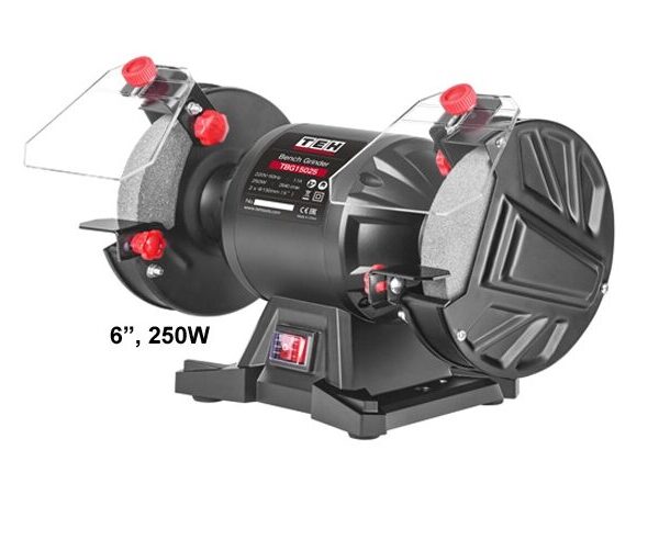 Powerful TEH Bench Grinder for Sharpening and Grinding