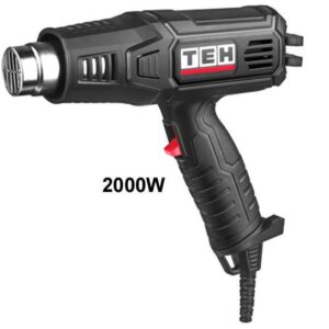TEH Heat Gun for Stripping Paint, Removing Adhesives, Thawing Pipes, and Shaping Plastics