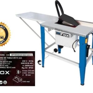 FOX 12" Table Saw: Precision Woodworking Made Easy