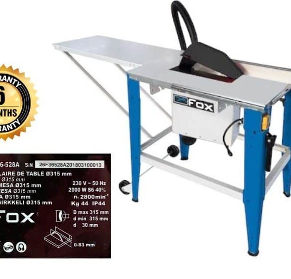 FOX 12" Table Saw: Precision Woodworking Made Easy