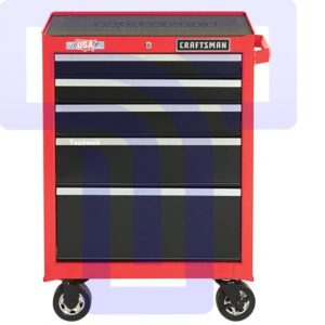 Craftsman 5-Drawer Tool Trolley: American-Made for Organized Storage