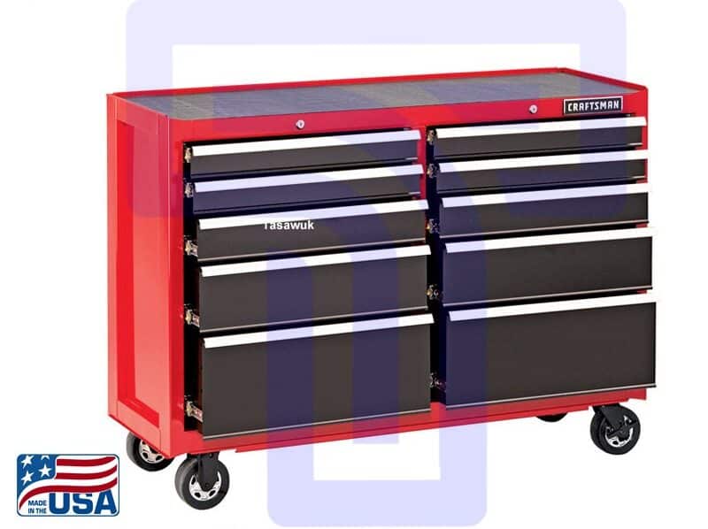 IMG_8099-e1665771466831.jpg Craftsman 10-Drawer Tool Trolley: Double the Storage for Your Workshop - Image 1