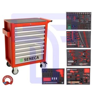 Craftsman 7-Drawer Tool Trolley with 240 Tools: Taiwan-Made for Organized Storage