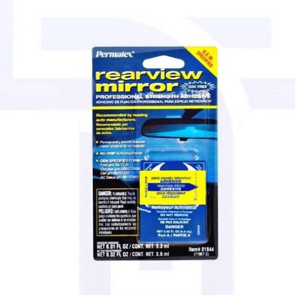 Secure Rearview Mirror Bond: Permatex Automotive Mirror Adhesive (0.3 ml)