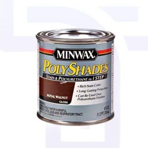 Minwax Stain & Polyurethane in 1 (Royal Walnut, 236ml)