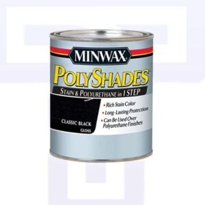 Minwax Stain & Polyurethane in 1 (Classic Black)