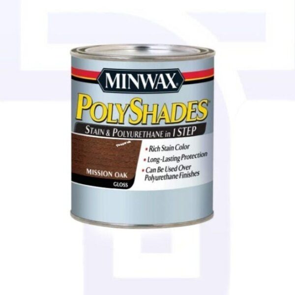 Minwax Stain & Polyurethane in 1 (Mission Oak, 236ml)