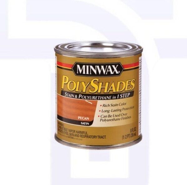 Minwax Stain & Polyurethane in 1 (Pecan, 236ml)