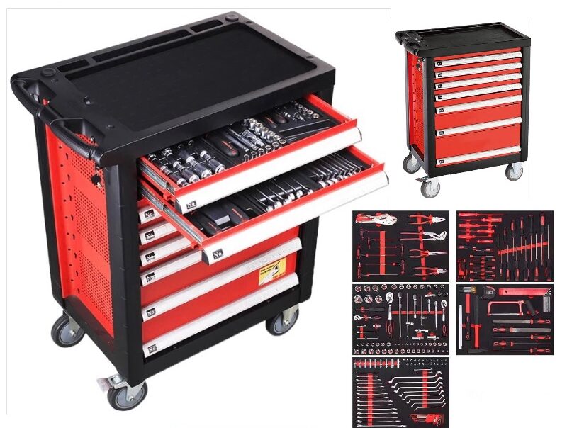 IMG_8427-e1665772389951.jpg Tool Trolley - 196 Tool, 7 Drawer - Image 1