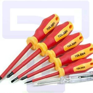 Tolsen 6-Piece VDE Screwdriver Set: Work Safely on Live Electrical Applications