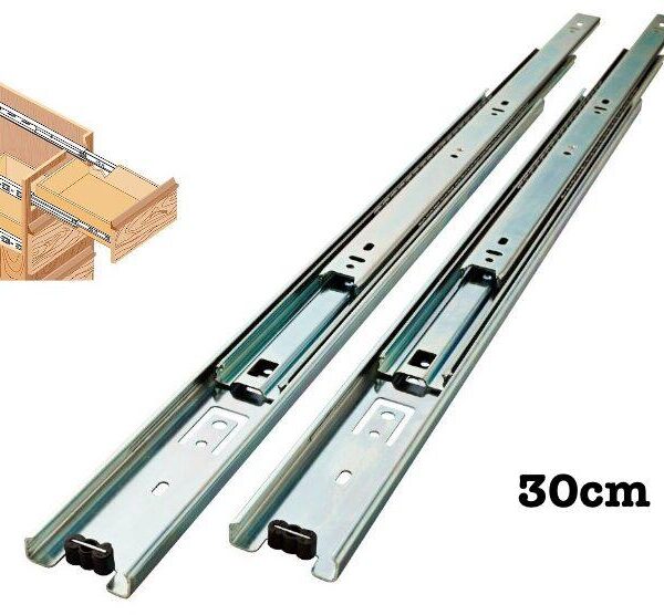 Effortless Drawer Access: Full Extension Ball Bearing Drawer Slider (30cm)