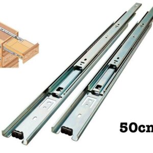 Effortless Access for Large Drawers: Full Extension Ball Bearing Drawer Slider (50cm)