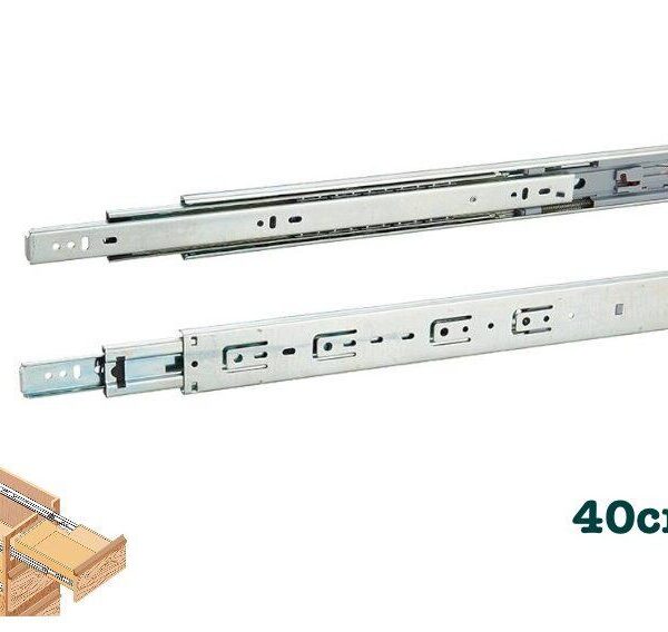 Experience Smooth Closures: Hydraulic Soft Close Drawer Slide (40 cm)