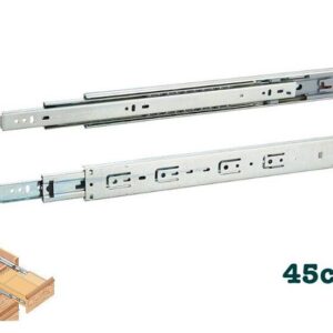 Experience Smooth Closures: Hydraulic Soft Close Drawer Slide (45 cm)