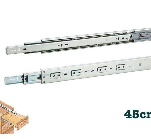 Experience Smooth Closures: Hydraulic Soft Close Drawer Slide (45 cm)