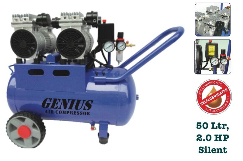 IMG_8585-e1660242783746.jpg GENIUS 50L 2.0 HP Silent Air Compressor - Image 1
