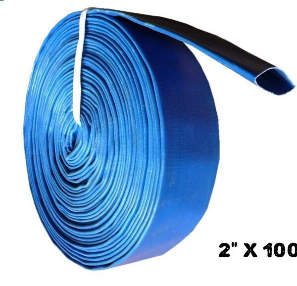 Qutbi PVC Flat Hose (4"): Extreme Durability for High-Flow Irrigation