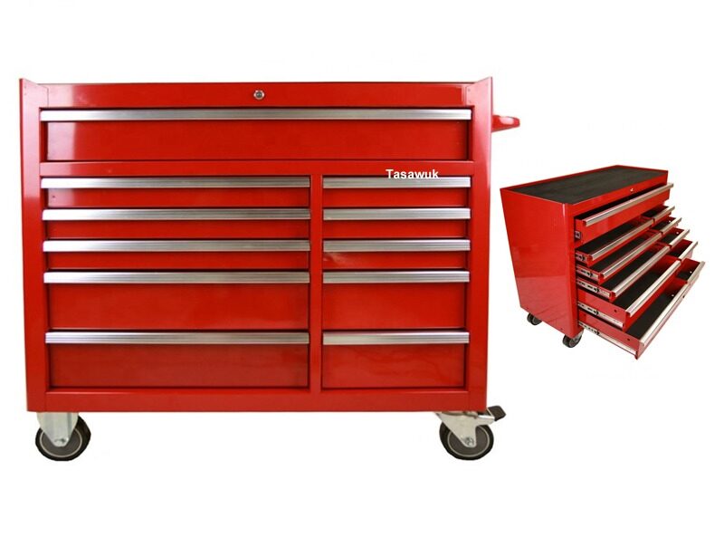 IMG_8955-e1665829305901.jpg Maximize Storage and Organization with the 11-Drawer Tool Trolley - Image 1